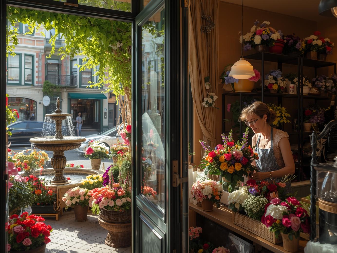 Francine Miller, owner of Fran's Flowers